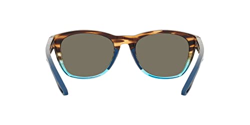 Costa Del Mar Aleta 9108 Sunglasses 910801 - Wahoo - Blue Mirror Women Round