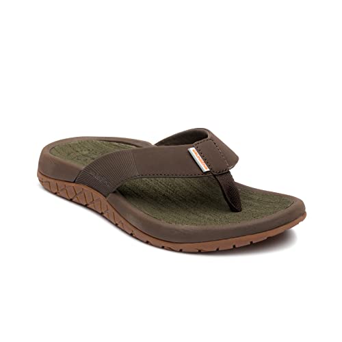 Grundens Fishfinder Sandals - Dark Brown - 12