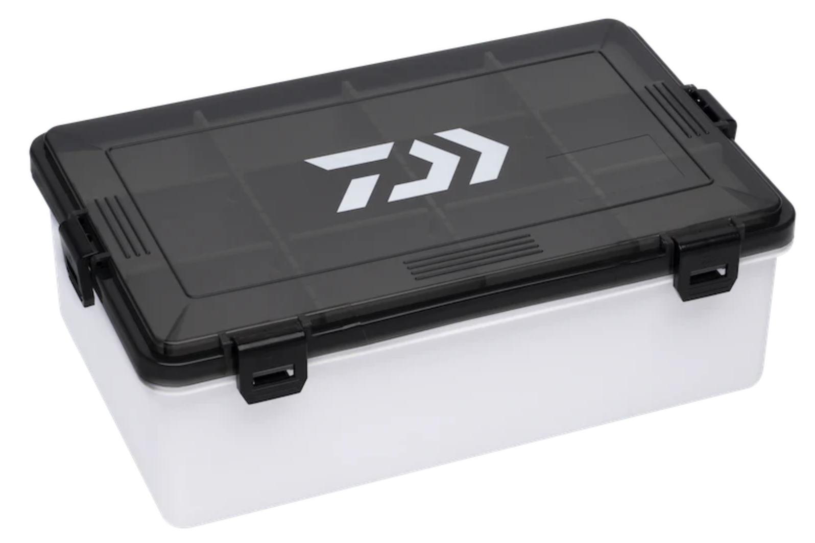 Daiwa D-Box Tackle System, 11in X 7in X 3.75in, Medium Deep, 12 Compartments, Recycled Plastic Construction, D-BOXMD