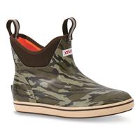 Xtratuf Men's 6" Ankle Deck Boots, in Mossy Oak Wakeform Arctic, Size 11 | by West Marine