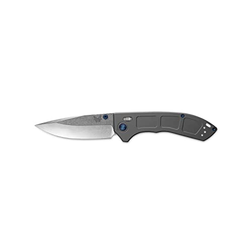 Benchmade 748 Narrows 3.43-Inch M390 Stainless Steel Blade 6Al-4V Titanium Handle Folding Knife in Black