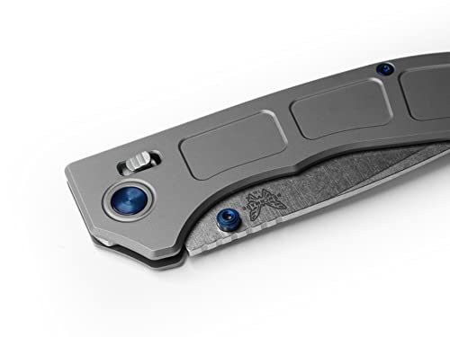 Benchmade 748 Narrows 3.43-Inch M390 Stainless Steel Blade 6Al-4V Titanium Handle Folding Knife in Black