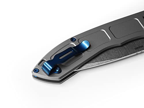 Benchmade 748 Narrows 3.43-Inch M390 Stainless Steel Blade 6Al-4V Titanium Handle Folding Knife in Black