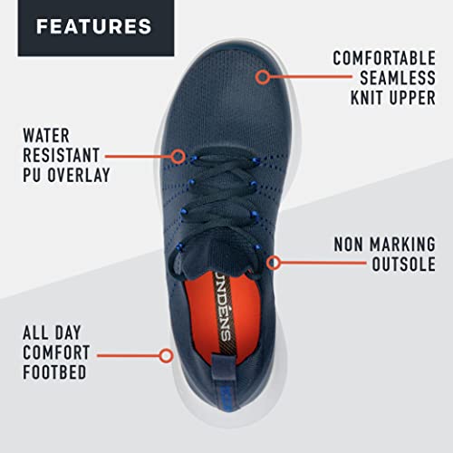 Grundens Men's SeaKnit Boat Shoes, in Navy, Size 13 | by West Marine