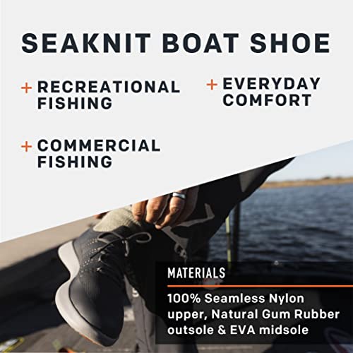 Grundens Men's SeaKnit Boat Shoes, in Navy, Size 13 | by West Marine