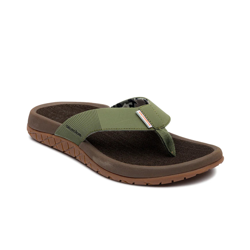 Grundens Fishfinder Sandals - Deep Lichen Green - 11
