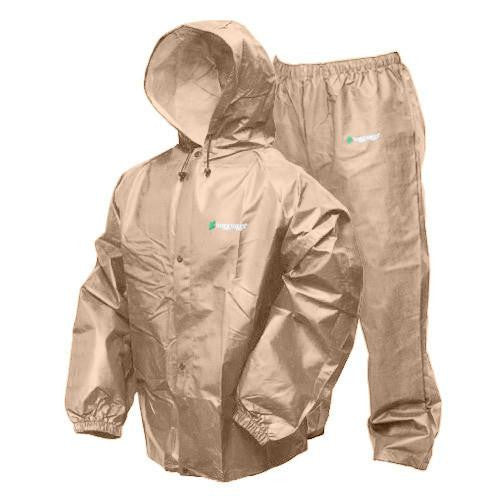 Frogg Toggs Pro Lite Suit Khaki Size SM/MD
