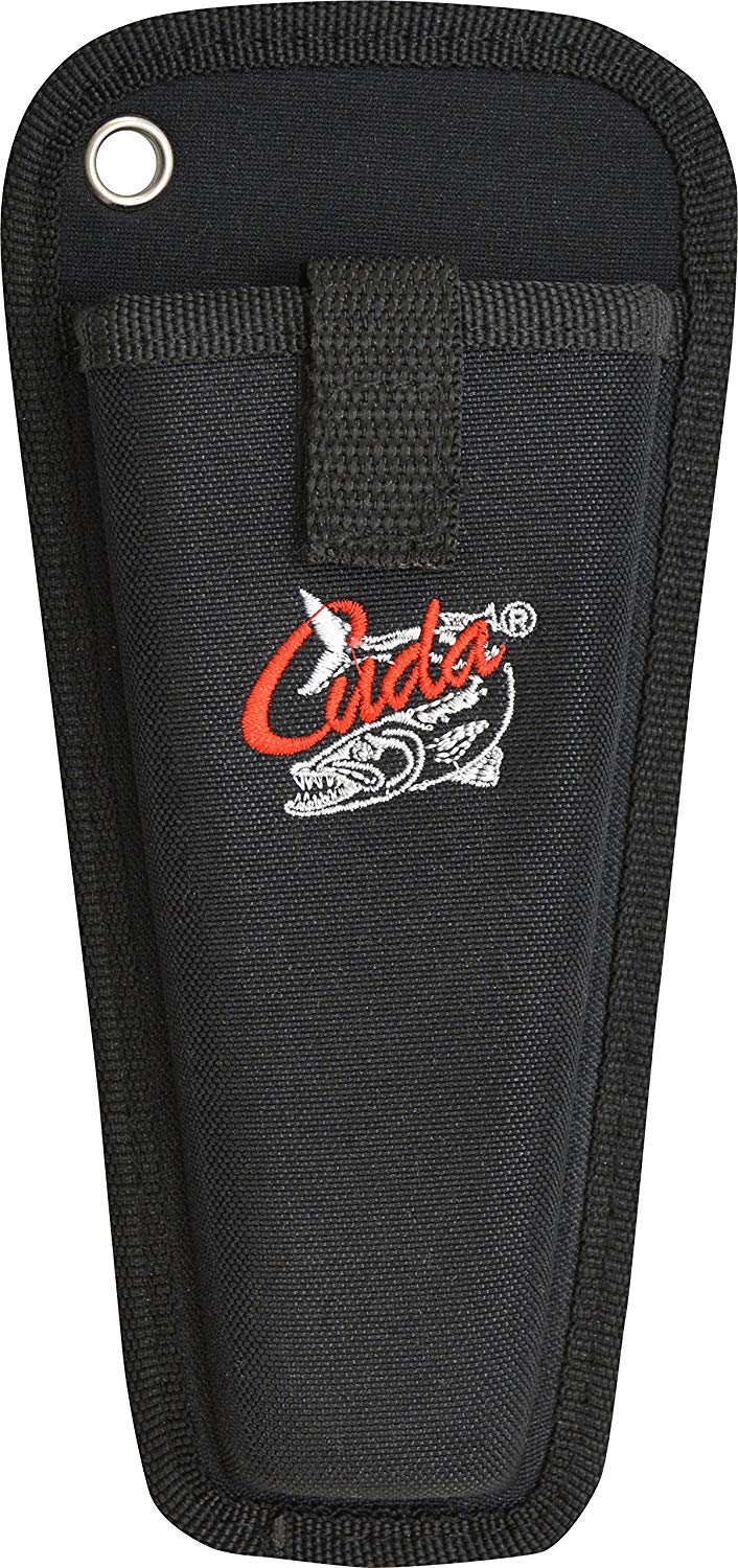 Cuda Knives Cuda Sheath and Lanyard, 8in Overall, Includes Black Cord Lanyard, Fits Cuda Pliers and Snips 18825, 18827, 18828, 18829, 18838, 18096, 18