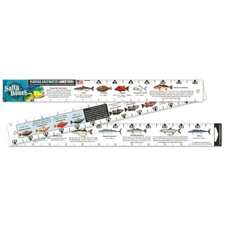 Salty Bones Folding Fishing Ruler 36 Inches