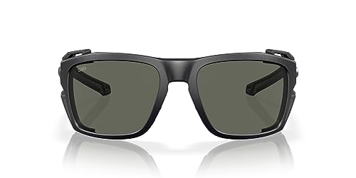 Costa Del Mar King Tide 8 Polarized 911104 Men's Sunglasses Black Size 60