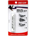Eagle Claw Rod Tip Repair Kit w/Glue Black