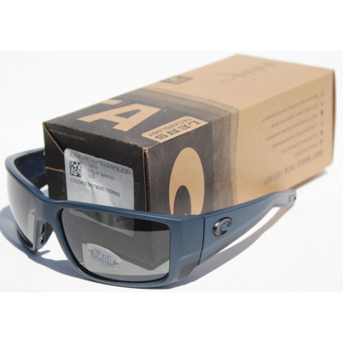 Costa Blackfin Pro 580G Polarized Sunglasses, in Midnight Frame/Grey Mirror Lens | by West Marine