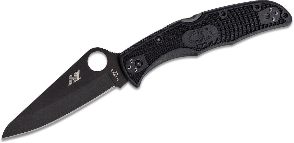 Spyderco Pacific Salt 2 Folding Knife 3.78in Plain Black