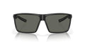 Costa Del Mar Men's Rincon Fishing and Watersports Polarized Rectangular Sunglasses, Matte Black/Grey Polarized-580G, 63 Mm