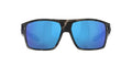 Costa Del Mar Men's Diego Polarized Rectangular Sunglasses, Tiger Shark/Blue Mirrored Polarized-580g, 62 Mm