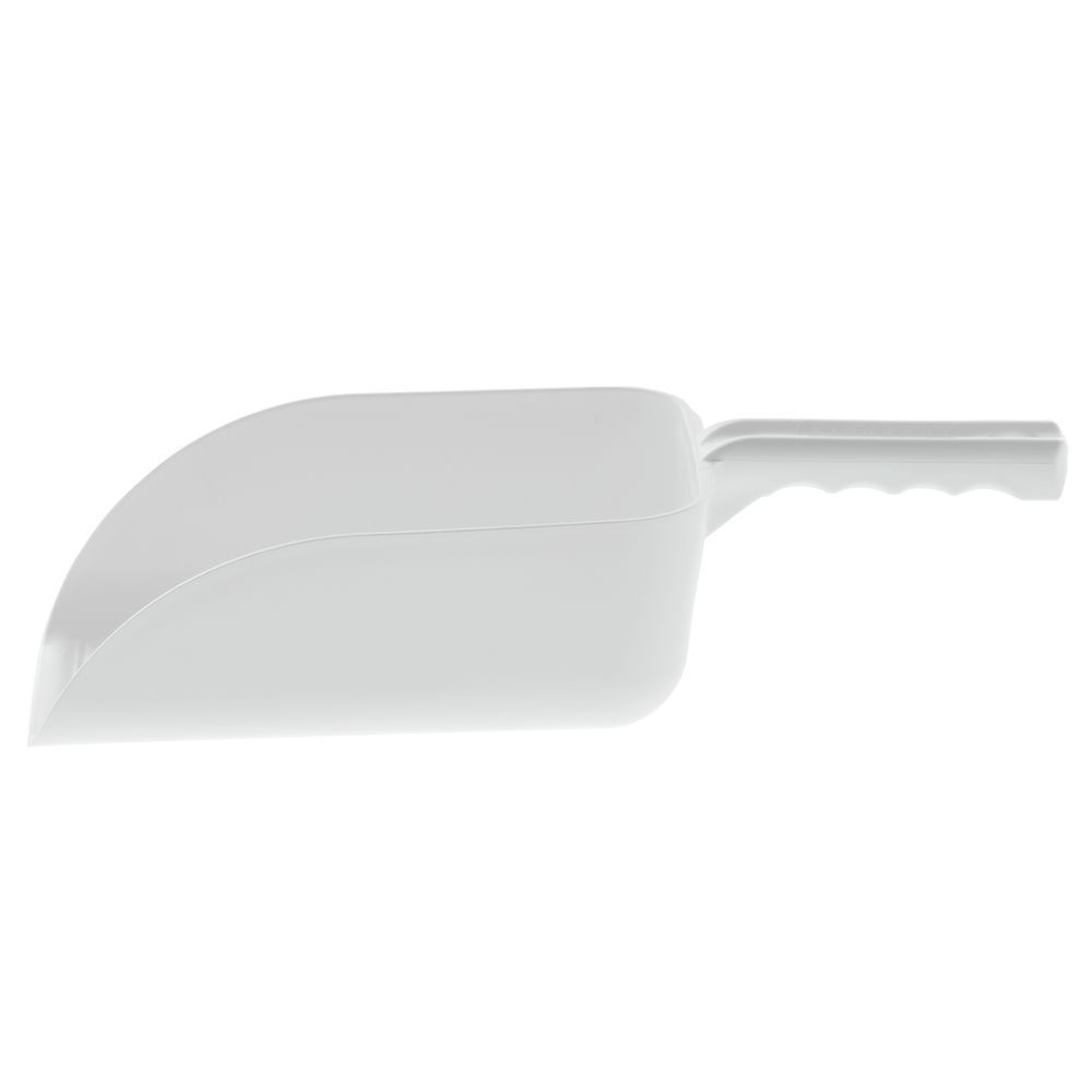 Large Hand Scoop,White,15 X 6-1/2 in
