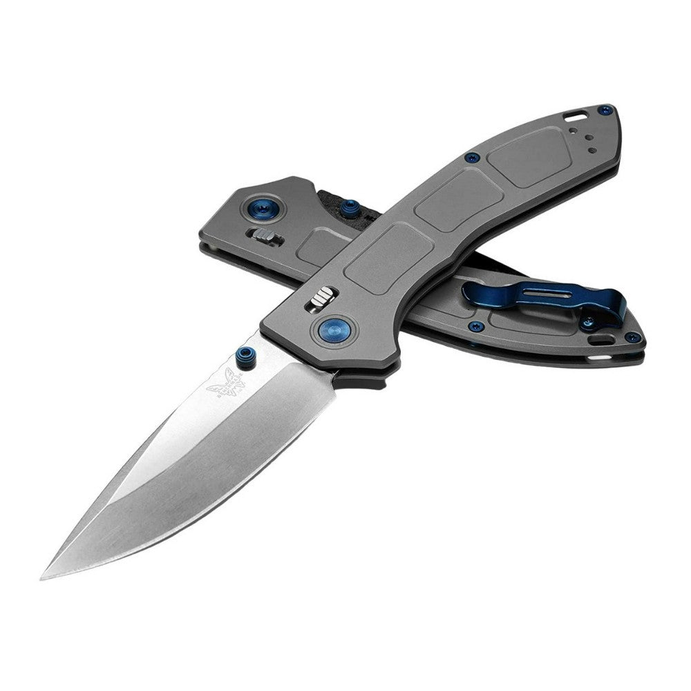 Benchmade 748 Narrows 3.43-Inch M390 Stainless Steel Blade 6Al-4V Titanium Handle Folding Knife in Black