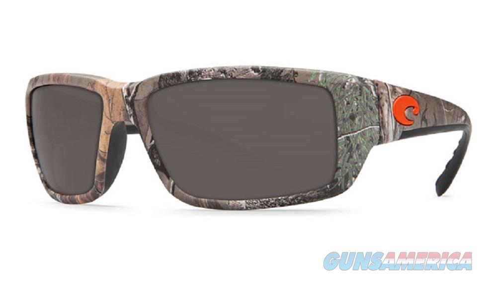 Costa Del Mar Fantail Gray 580P Polarized Wrap Men's Sunglasses TF 69 OGP