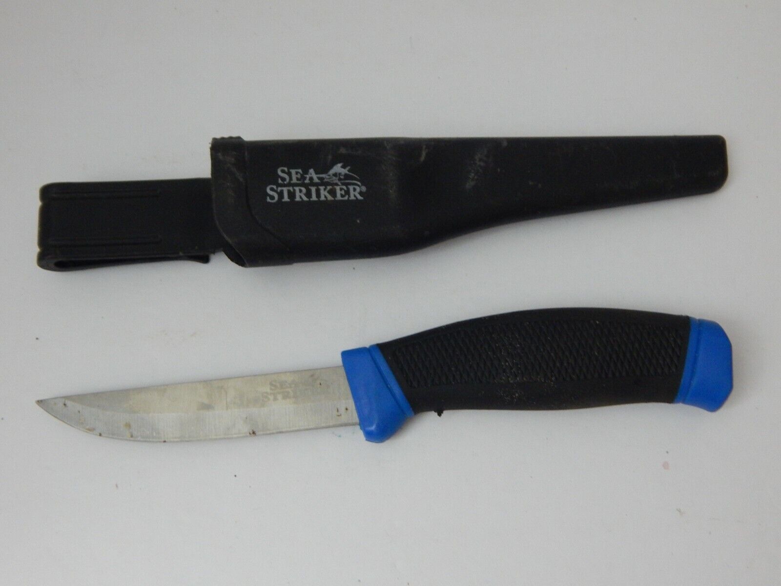Sea Striker 4 Bait Knives W/Sheath Straight Blade 24Pc Display, SS45BK-24