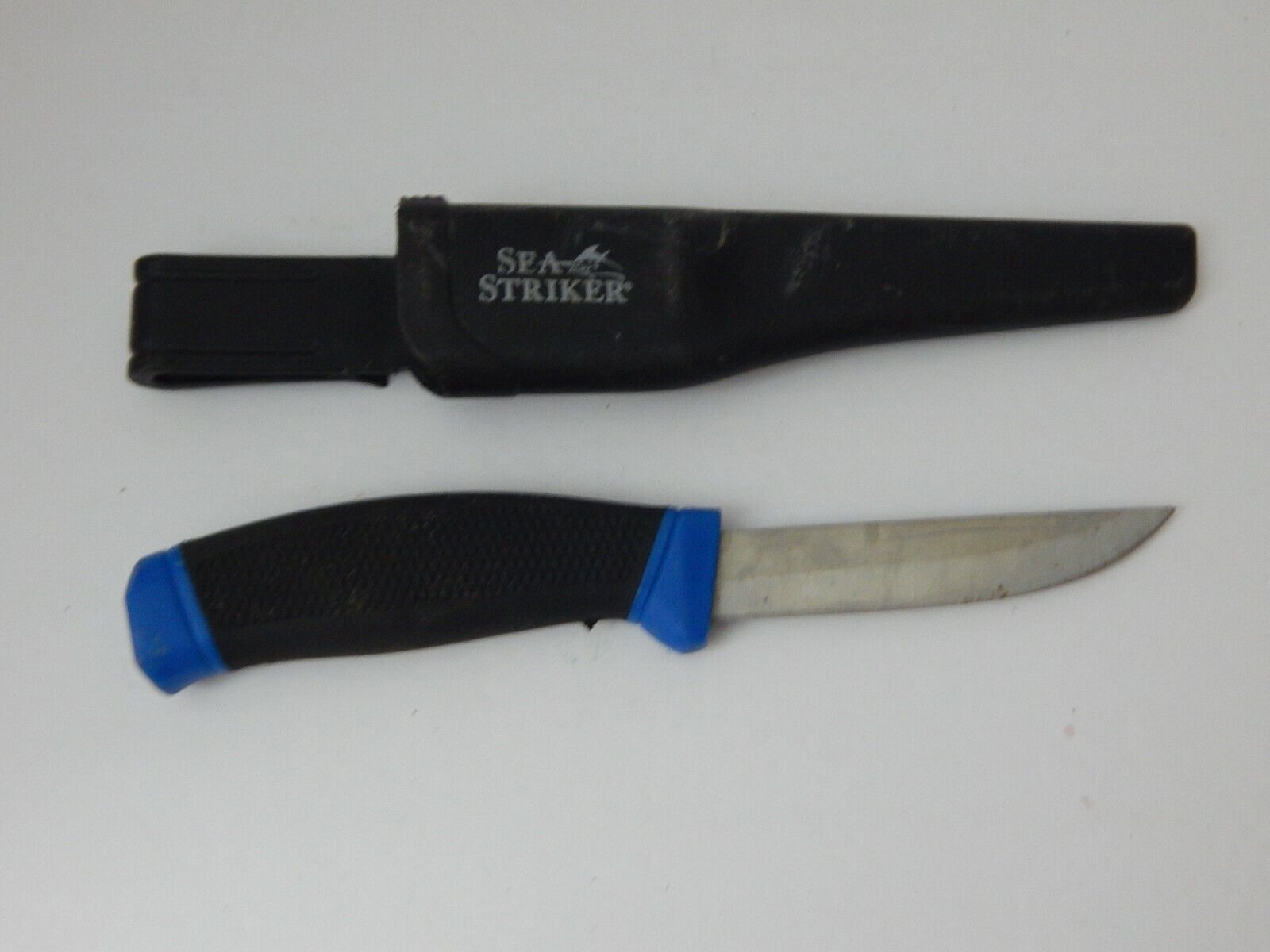 Sea Striker 4 Bait Knives W/Sheath Straight Blade 24Pc Display, SS45BK-24