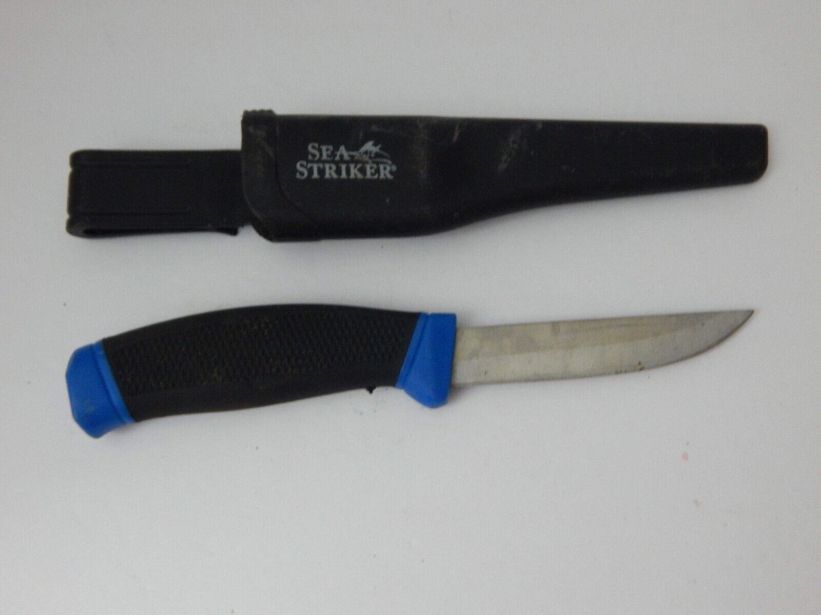 Sea Striker 4 Bait Knives W/Sheath Straight Blade 24Pc Display, SS45BK-24