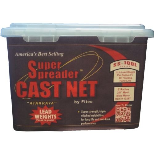 Fitec Super Spreader SS100L 6' Mesh Cast Net - Castnets/Trotline and Gaffs at Academy Sports