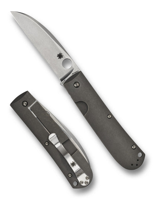 Spyderco SwayBack Folding Knife CTS XHP Titanium Handle