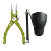 Danco PA75LS-RC-T-107 Tournament Series Admiral Pliers 7.5  Chartreuse Fish Bone