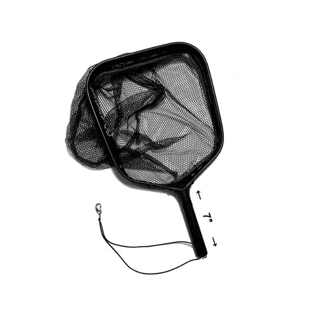Lee Fisher Sports Foldable Floating Net 16  X 20  19  - 31  Black